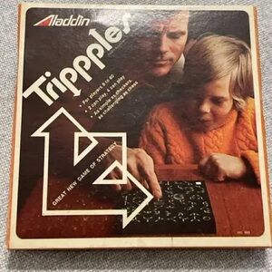 Vintage Tripples Strategy Game by Aladdin — 1970s Retro Board Game (Complete!)